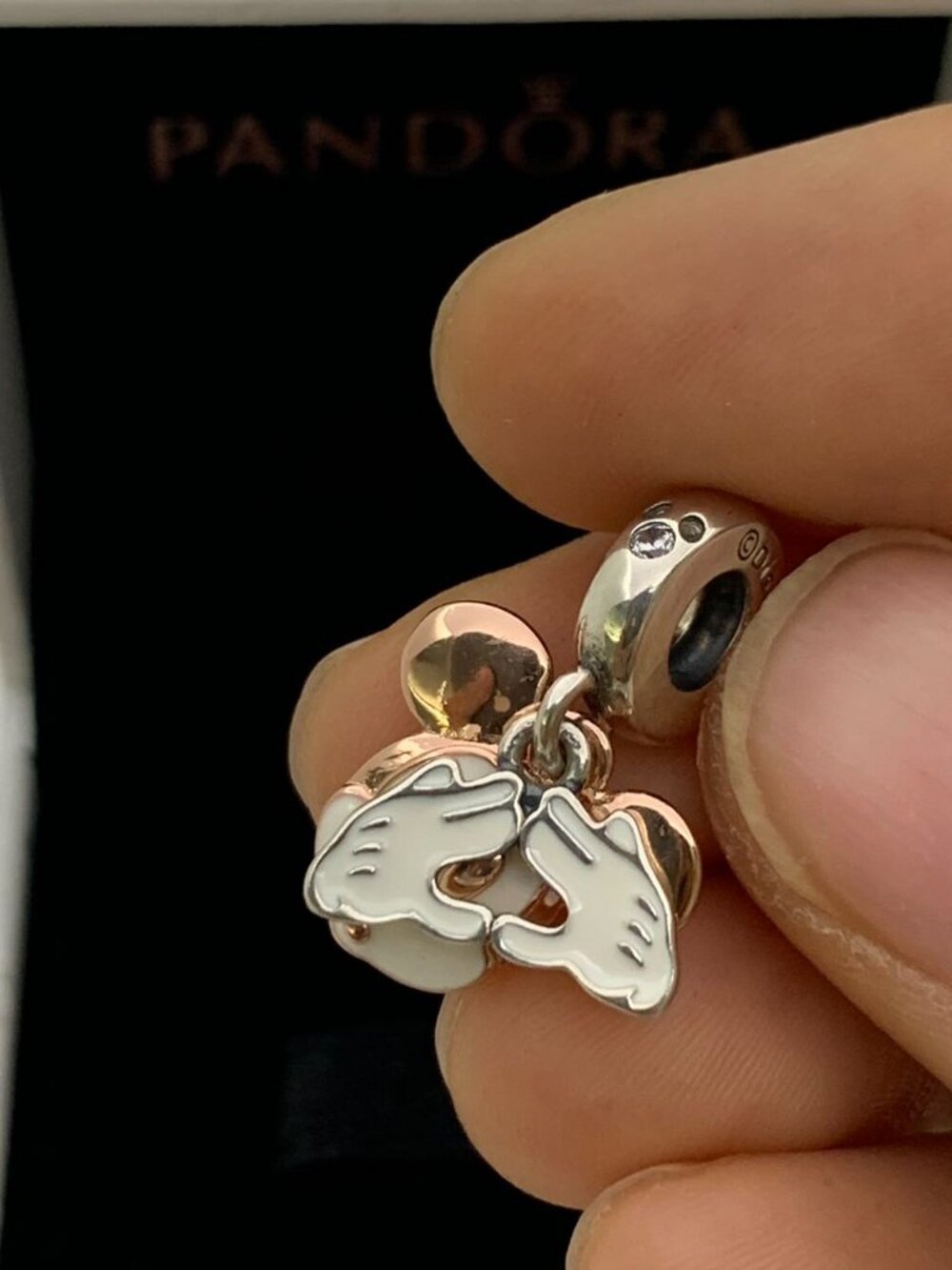 ✨✨Pandora Disney Mickey Mouse Double Dangle Charm